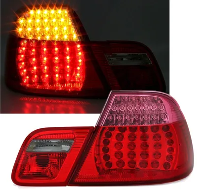 Für BMW 3er E46 Coupe 1999-03/2003 LED Rückleuchten Links + Rechts US LOOK in der Farbe von AD TUNING GmbH & Co. KG