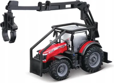 Image de Massey Ferguson 8740S avec chargeur de grumes BBURAGO