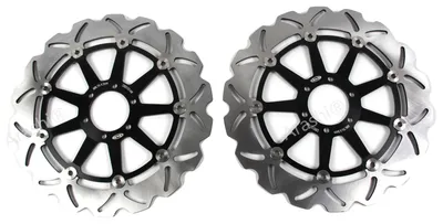 Produktbild von Bremsscheibenrotoren, CNC-Vollschwebendes Design, Langlebiges Edelstahl, Schwarz B