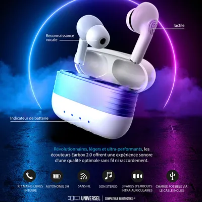 Image de Ecouteurs Earbox Sans Fil
