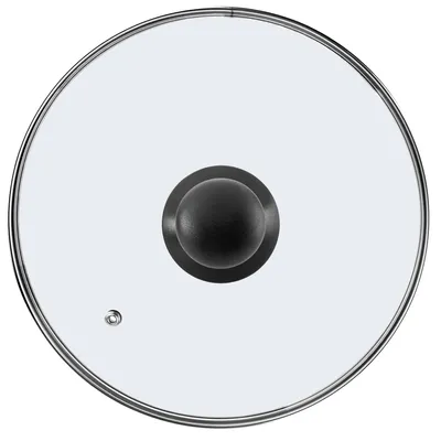 Image de Couvercle en verre pour casseroles et poêles - Couvercle universel 24 cm - Verre résistant à la chaleur - Pour casseroles et poêles - 1 pièce