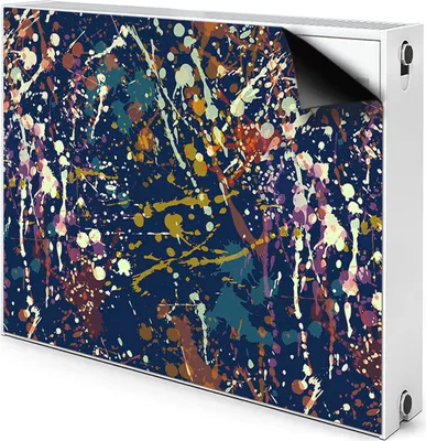 Produktbild von Magnet Heizkörperabdeckung Heizkörperverkleidung Verkleidung Abdeckung 100x60 cm  - Aquarell, Flecken