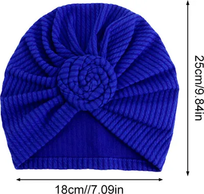 Obrázek produktu pro Jumada's – turban – šátek – pokrývka hlavy – hidžáb – čepice pro chemoterapii – modrá