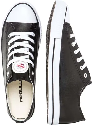 Immagine prodotto di Nebulus sneaker in pelle (bassa) LEGARA uomo, scarpe casual , Sneaker bassa , Q2535 - Uomo, nero, 43