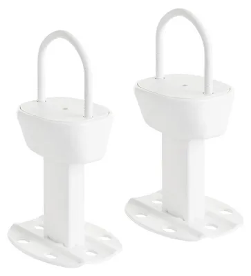 Image de Lot de 2 fixations pour radiateur, avec système de sécurité anti-chute
