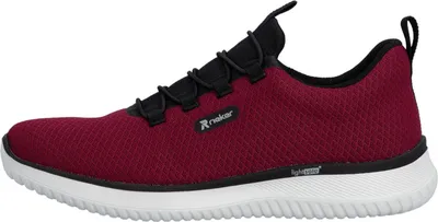 Image de Chaussures de sport pour hommes Rieker, lacets, couleur rouge, style décontracté