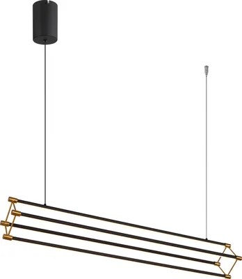 Produktbild von Globo Lighting Hängeleuchte Metall schwarz matt, LED