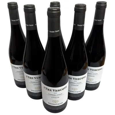 Produktbild von “I Tre Vescovi” Barbera d'Asti Sup. DOCG 2023 - Vinchio Vaglio - 6 x 0,75L