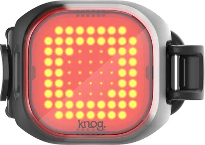 Produktbild von Knog Blinder Mini Square, Heckbeleuchtung, Grau, 25 lm, Akku, 60 h, 33 mm