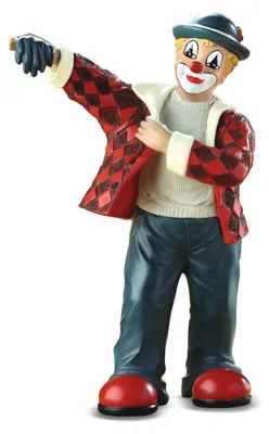 Produktbild von GILDE Dekofigur Clown Das neue Kostüm H. 15 cm, 10222