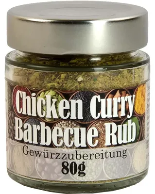 Produktbild von Chicken Curry Barbecue Rub Gewürzzubereitung hausgemacht Vegan 80g