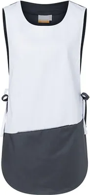 Image de Karlowsky KS17 | Casaque de survêtement Bea - Lavable à 60°C (Anthracite à 95°C) - Couleur : White/Anthracite (approx. Pantone 432C) - Taille : III (46/48)