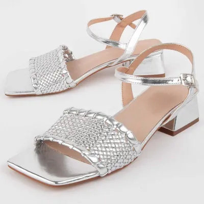 Produktbild von Montevita Fersensandalen Trea Silber