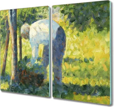 Produktbild von Coloray Hackbrett Küchenbrett Kochplattenabdeckung Schneidebrett Herdabdeckplatte 2x30x52 cm - Gärtner Seurat