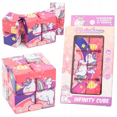 Produktbild von SquishySquishies Infinity Cube Fidget Würfel Anti-Stress Spielzeug