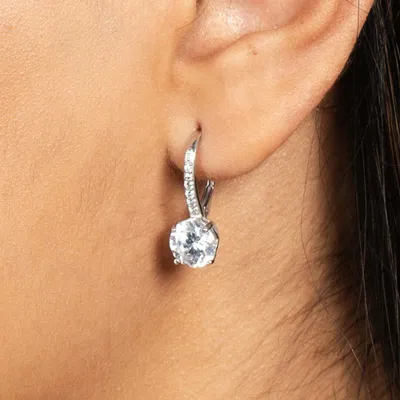 Imagen del producto de Pendientes para mujer Bibei con circonitas, plata de ley 925, modelo BIPE019
