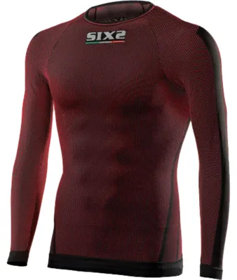 Produktbild von SIXS Langarm Funktionsshirt TS2 dunkel rot XS/S
