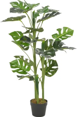Zdjęcie produktu dla Sztuczna Monstera Z Doniczką, Zielona, 100 Cm Lumarko!