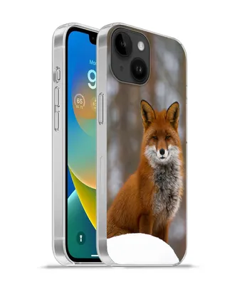 Produktbild von MuchoWow® Handyhülle Schutzhülle Hülle für Apple iPhone 14 - Softcase Fuchs - Wald - Rot Silikon Softcase Handy Hülle - Mobiltelefonhülle