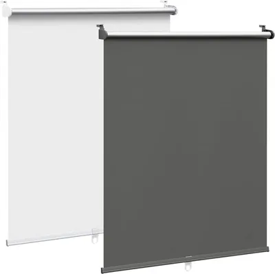 Produktbild von Verdunkelungs-Thermoklemmrollo ohne Bohren | Anthrazit | 90x150 cm