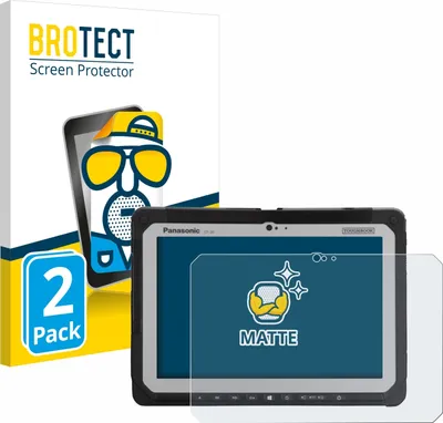 Produktbild von 2x BROTECT Schutzfolie für Panasonic Toughbook CF-20 MK1 Displayschutz Displayschutzfolie Folie Matt Entspiegelungsfolie