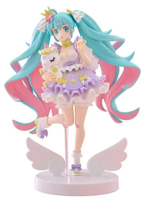 Obrázek produktu pro Hatsune Miku Tenitol PVC soška Hatsune Miku Yumekawa Princess Lavender Ver. 21 cm
