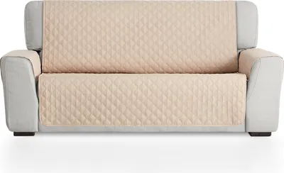 Produktbild von BESTCOVERS Sofaüberwürf Sofaschoner Schonbezug Sofaschutz Schutzbezug 3 Sitzer 160*195cm BEIGE