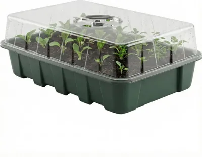 Produktbild von Esschert Design Garten Basics Zimmer-Gewächshaus L Grün 29,8 cm - Kunststoff