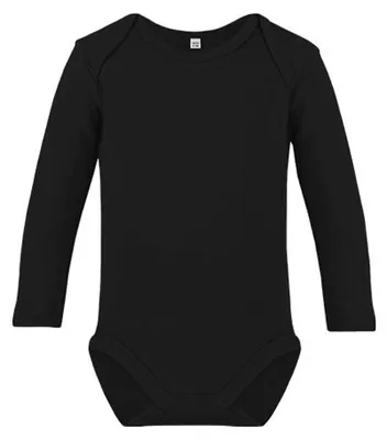 Productafbeelding van Link Kids Wear - "Rebel 01" body voor baby, lang袖, model LT5029 (62) (zwart)