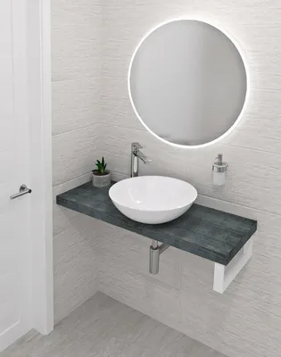 Produktbild von Sapho AVICE Waschtischplatte 110x36cm, Stärke 5cm, Aquamarine
