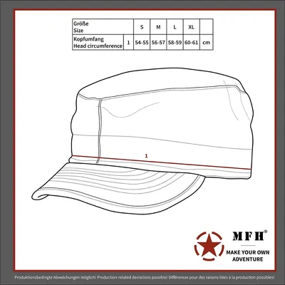 Produktbild von MFH US Cap, "USMC", Rip Stop, Marine-Corps-Druck, oliv