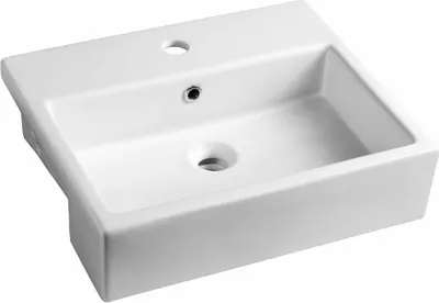Zdjęcie produktu dla Sapho Isvea Purity - Umywalka półblatowa 500x420 mm, biały 10PL52050