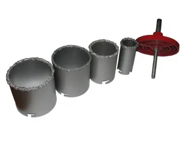 Obrázok produktu pre Sada wolfrámových korunkových vrtákov 4ks 00452