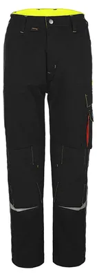 Productafbeelding van TMG PROFITEEL: Herenwerkbroek met CORDURA-kniezakken en elastische tailleband, zwart, maat 58, zwart