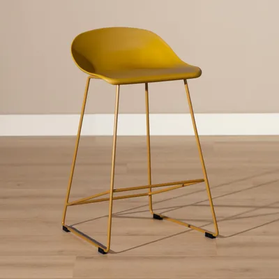 Produktbild von Bronx71 Barhocker Ellen skandinavisches Design gelb 66 cm