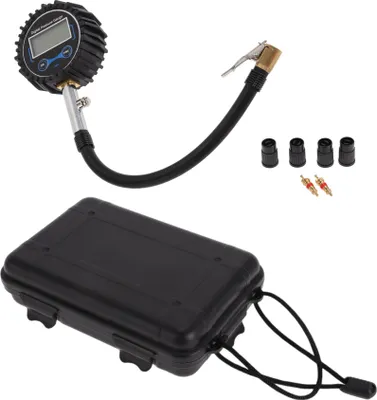 Produktbild von 1 Set Universal Digitaler Reifendruckmesser mit Reifenkappe 3-200PSI Digitaler Luftdruckmesser für Autos