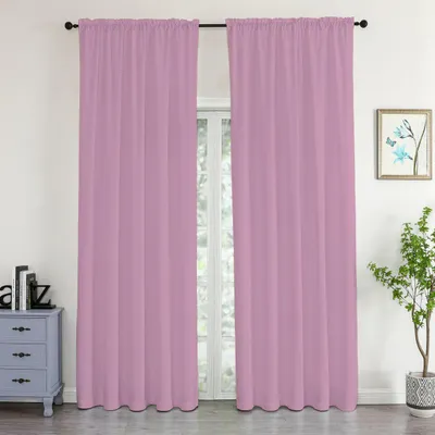 Produktbild von Samtvorhang 140 x 245 cm mit Kräuselband wasserabweisend altrosa - 140 x 245 cm