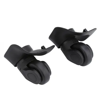 Immagine prodotto di 2 pezzi/set, ruote di ricambio per bagagli in PVC, ruota singola per accessori per valigie