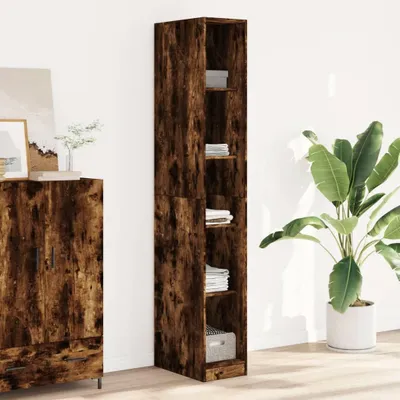 Produktbild von vidaXL Kleiderschrank Räuchereiche 30x50x200 cm Holzwerkstoff
