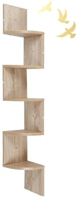 Produktbild von Bücherregal Raumteiler Holz Eiche 20 x 20 x 120 cm
