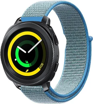 Produktbild von Strap-it Samsung Gear Sport Nylonarmband (Blau)