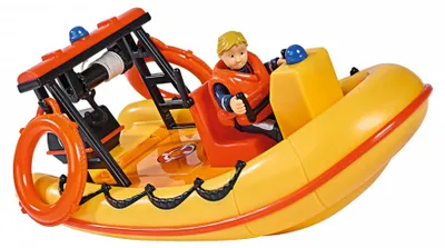 Image de Bateau de sauvetage Neptune de Fireman Sam avec figurine