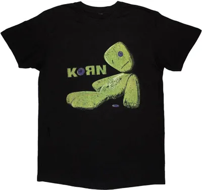 Produktbild von Korn - "Issues Tracklist" T-Shirt für Herren/Damen Uni RO11772 (L) (Schwarz)
