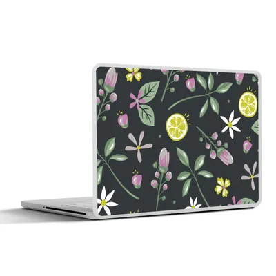 Produktbild von MuchoWow® Laptop Aufkleber Sticker Cover Sommer - Blumen - Früchte 30x21 cm - Sticker für Laptop - Selbstklebend