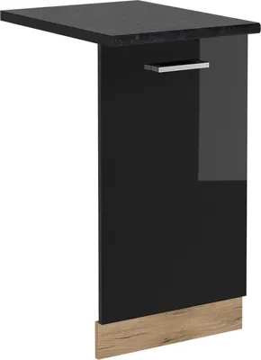 Zdjęcie produktu dla Panel przedni zmywarki Vicco R-Line Czarny wysoki połysk 45 cm , BP Antracyt, Model 54961