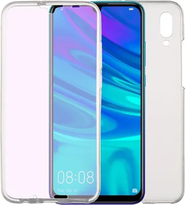 Produktbild von Huawei P Smart 2019 Hülle Case 360 Handy Schutz Tasche Cover Full TPU Etui Transparent