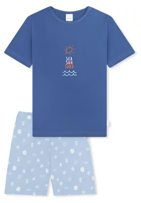 Produktbild von Schiesser Mädchen Pyjama Nightwear dunkelblau - Größe 128
