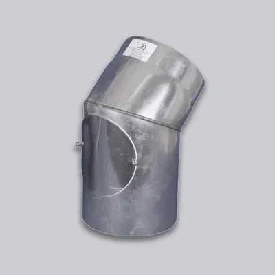 Produktbild von Ofenrohr Edelstahl Bogen 45° mit Revisionstür, Ø 200 mm