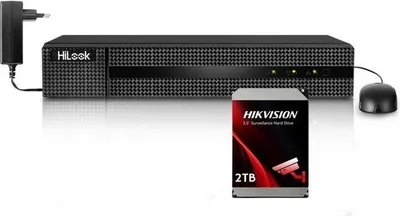 Zdjęcie produktu dla Rejestrator IP Hilook 8 kanałowy 4MP NVR-8CH-4MP/8P z dyskiem 2TB