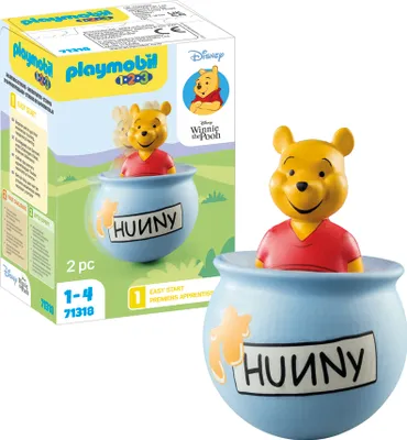 Produktbild von PLAYMOBIL Disney & Winnie the Pooh 71318 1.2.3 & Disney: Winnies Stehauf-Honigtopf